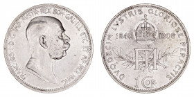 Monedas Extranjeras
Austria Francisco José I
Corona. AR. 1908. 5.02g. KM.2808. EBC-.