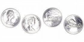 Monedas Extranjeras
Canadá Isabel II
Dólar. AR. Lote de 2 monedas. 1981 y 1986 Vancouver. KM.130 y 149. EBC-.