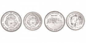 Monedas Extranjeras
Costa Rica
Lote de 2 monedas. CuNi. 5 Colones y 10 Colones 1975. KM.203 y 204. EBC a MBC+.
