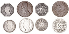 Monedas Extranjeras
Egipto
Lote de 4 monedas. Millieme 1935, 2 Milliemes 1929, 2 1/2 Milliemes 1933 y 5 Milliemes 1935. KM.344/346 y 356. MBC a BC-.