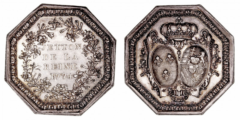 Monedas Extranjeras
Francia Luis XVI
Jetón. AE. Hacia 1880. Jetón de la Reina ...