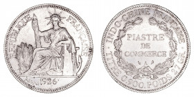 Monedas Extranjeras
Indochina Francesa
Piastra de Comercio. AR. 1926 A. 26.94g. KM.5a.1. MBC+/EBC-.