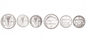 Monedas Extranjeras
Irlanda
Lote de 3 monedas. AR. Scilling 1928 y 1930 y 2 Scilling 1935. KM.6 y 7. MBC-.