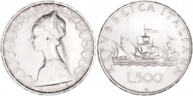 Monedas Extranjeras
Italia
500 Liras. AR. 1958 R. 10.99g. KM.98. EBC.