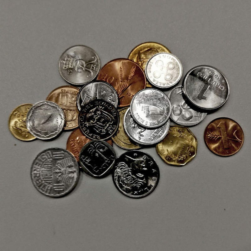 Monedas Extranjeras
Lotes de Conjunto
Lote de 20 monedas diferentes del mundo....