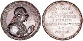 Medallas
Medalla. AR. Pío VI P.M. (Giovanni Angelo Braschi, 1765–1799). Dedicada a la Doctrina de Santo Tomás de Aquino (Optimus Doctrinae Sancti Tho...