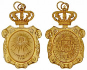 Medallas
Medalla. AE. Poder Judicial (Elisabeth II Publicae Institutioni). Dorada. 45.00mm. Con corona y anilla. EBC.