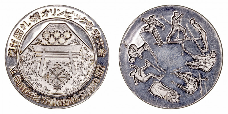 Medallas
Medalla. AR. 1972. XI JJ.OO. de invierno Sapporo 1972. 15.02g. 34.00mm...