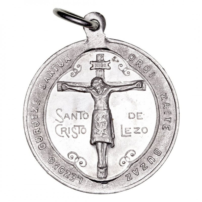 Medallas
Religiosas
Medalla. Aluminio. Santo Cristo de Lezo. 30.00mm. Con anil...