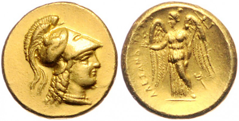 GRIECHENLAND, MAKEDONIEN. Alexander III. der Große, 336-323 v.Chr., AV Stater, P...