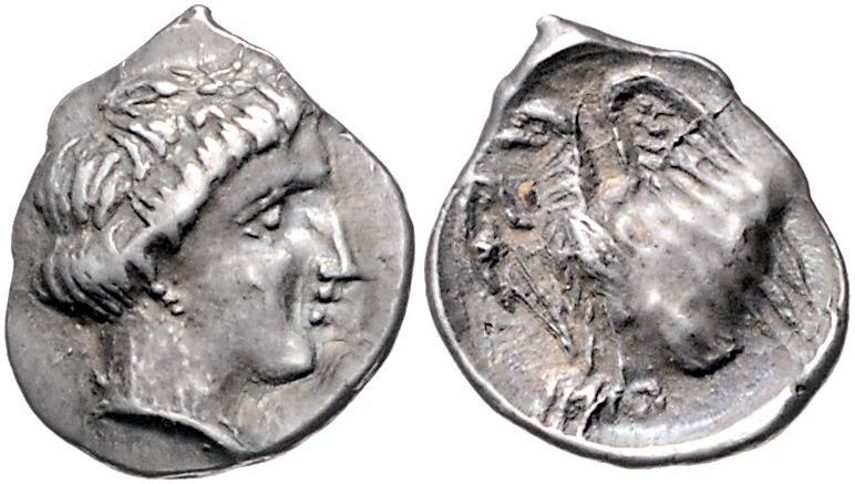 *GRIECHENLAND, ELIS / Stadt Olympia, AR Hemidrachme (312-271 v.Chr.). Kopf der N...