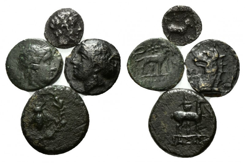 KLEINASIEN, TROAS / Stadt Neandria, AR Obol (400-350 v.Chr.). Belorb. Apollokopf...