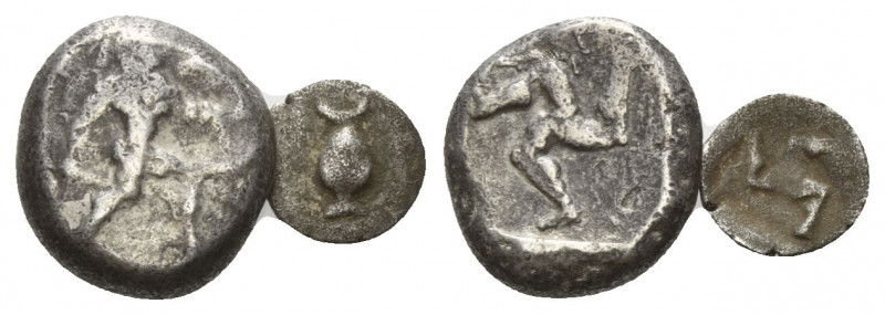 KLEINASIEN, PAMPHYLIEN / Stadt Aspendos, AR Stater (465-430.v.Chr.). Krieger mit...