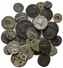 RÖMISCHES REICH, Nero, 54-68, Bil.-Tetradrachme, Alexandria. Büste mit Strahlenkrone r. Rs.Büste mit Elefantenhaube r. DAZU:34 weitere antike Bronzemü...