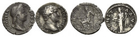 RÖMISCHES REICH, Hadrian, 117-138, AR Denar, Rom. Bloße Büste r. Rs.Moneta steht l. mit Waage und Füllhorn. Ex.Slg. Dr.Rattinger, vor 1981. DAZU:Sabin...