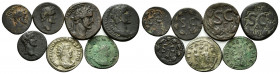 RÖMISCHES REICH, Antoninus Pius, 138-161, AE 23, Seleucis und Pieria, Stadt Antiochia. Belorb. Kopf r. Rs.SC im Kranz, C. DAZU:Gleiche AE 22. Rs.A; AE...