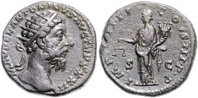 RÖMISCHES REICH, Marcus Aurelius, 161-180, AE Dupondius TRP XXXII =177/8, Rom. Büste mit Strahlenkrone r., M AVREL ANTONINVS AVG TRP XXXII. Rs.Aequita...