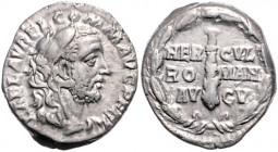 *RÖMISCHES REICH, Commodus, 177-192, AR Denar (191-192), Rom. Kopf r. im Löwenfell. Rs.Keule und Schrift. 2,39g.
ss-vz
RIC 251; Kampm.41.89