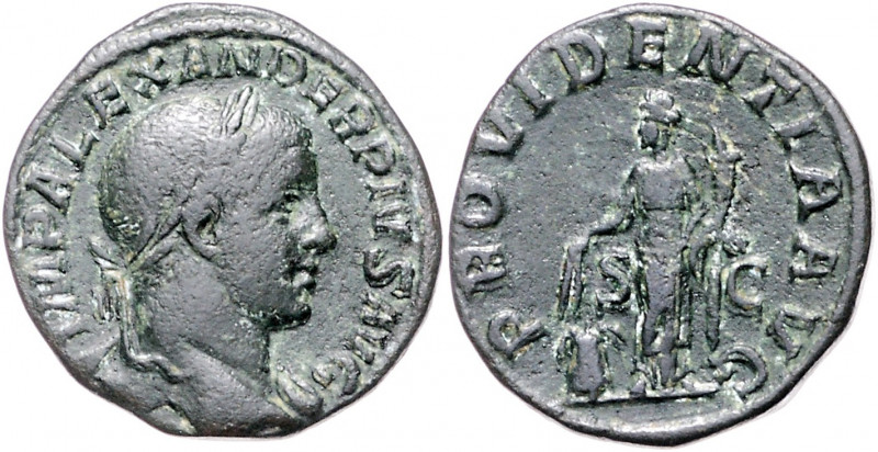 RÖMISCHES REICH, Severus Alexander, 222-235, AE Sesterz (231-235), Rom. Belorb. ...