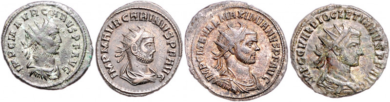 RÖMISCHES REICH, Carus, 282-283, AE Antoninian, Antiochia. Büste mit Strahlenkro...