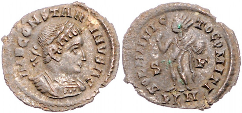 RÖMISCHES REICH, Constantin I. der Große, 307-337, AE Follis (313-14), London. D...