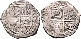 BOLIVIEN, Philipp III., 1598-1621, 8 Reales 1619 P.T., Potosi. 27,35g.
ss
C.-C.-; KM 10