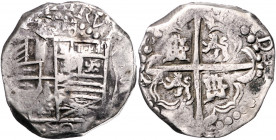 BOLIVIEN, Philipp III., 1598-1621, 8 Reales o.J. P.O., Potosi. 26,66g.
ss
Zu C.-C.4506ff.; Tipo 68