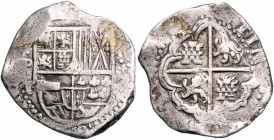 BOLIVIEN, Philipp III., 1598-1621, 8 Reales o.J. P.R./E, Potosi. 27,50g.
ss
C.-C.4510ff.