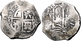 BOLIVIEN, Karl II., 1665-1700, 8 Reales 1670 P.E., Potosi. 26,35g.
ss
KM 26; C.-C.6834