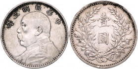 CHINA, Republik, 1912-1949, Dollar Jahr 3 =1914. Yuan Shih-kai. 26,78g.
ss
KM Y.329