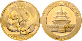 CHINA, Volksrepublik, seit 1949, 500 Yuan 2009, Panda. -Mwst befreit-
GOLD, orig. verschweißt, st
PAN-498A; KM 1872