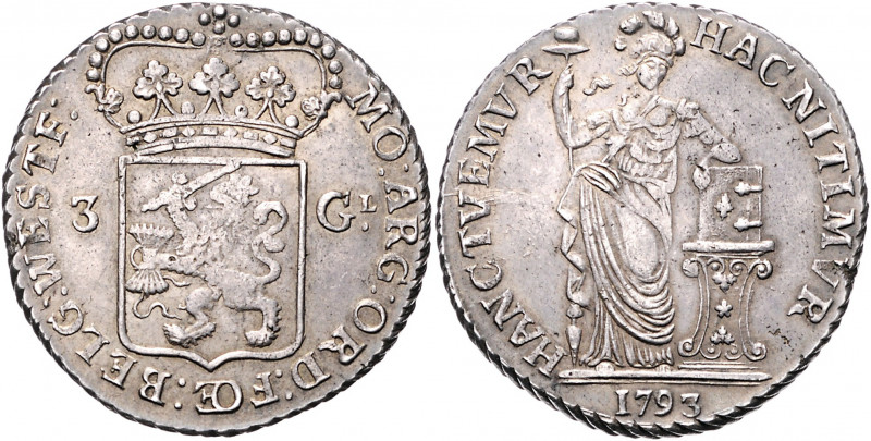 NIEDERLANDE / WESTFRIESLAND, Provinz der Vereinigten Niederlande, 1543-1795, 3 G...