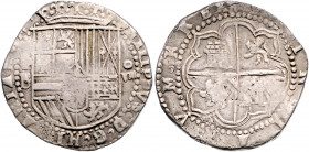 PERU, Philipp II., 1556-1598, 8 Reales o.J., P.B. Potosi. Rev.con puntos. 27,15g.
ss
C.-C.3738