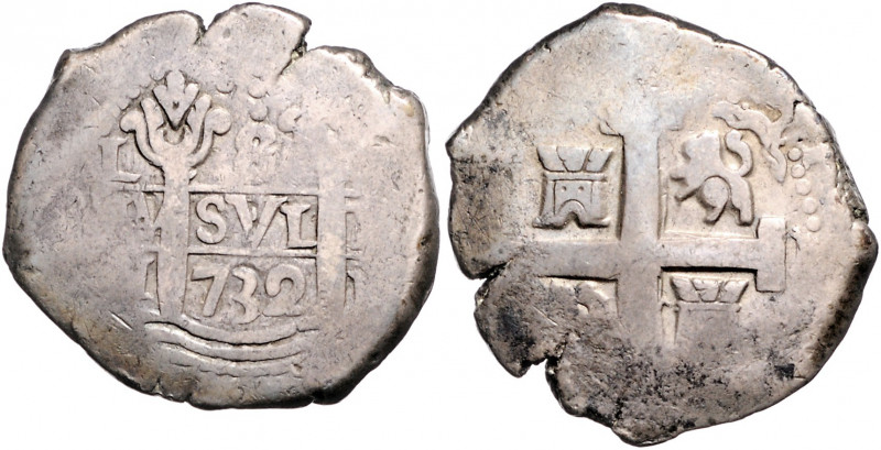 PERU, Philipp V., 1700-1746, 8 Reales 1718 L.N., Lima. 26,55g.
schöne Patina, f...