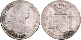 PERU, Carlos IV., 1788-1808, 4 Reales 1800 IJ, Lima.
Vs.Kr., ss
KM 96