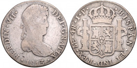 PERU, Ferdinand VII., 1808-1822, 4 Reales 1813 JP, Lima.
f.ss/ss
KM 116