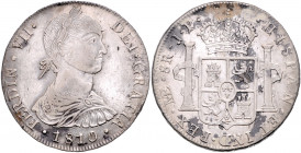 PERU, Ferdinand VII., 1808-1822, 8 Reales 1810 JP, Lima.
kl.Kr., ss-vz
KM 106.2