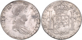 PERU, Ferdinand VII., 1808-1822, 8 Reales 1815 JP, Lima.
ss+
KM 117.1