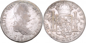 PERU, Ferdinand VII., 1808-1822, 8 Reales 1816 JP, Lima.
f.ss/ss+
KM 117.1