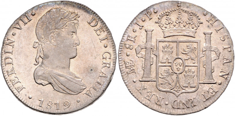 PERU, Ferdinand VII., 1808-1822, 8 Reales 1819 JP, Lima.
Prachtex. mit feiner T...