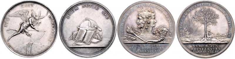 MEDAILLEURE, Kgl. preussischer Hofmedailleur, Silbermed. o.J. (um 1800) a.d. Jah...