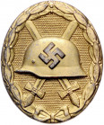 ORDEN UND EHRENZEICHEN, DRITTES REICH, Verwundetenabzeichen in Gold, 2.Form, massiv (1940-1945) Tb, Herst.25.
vz
Nimmergut 3844