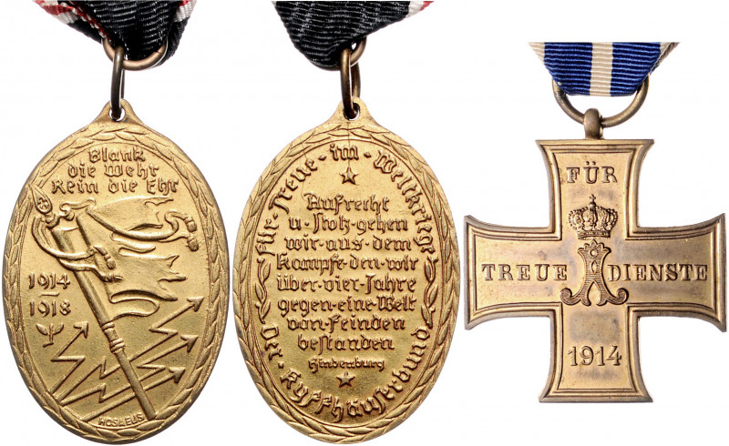 ORDEN UND EHRENZEICHEN, SCHAUMBURG-LIPPE, Kreuz für treue Dienste (1914-1917). A...