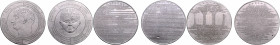 WISSENSCHAFT, Lot (3 Stk.) aus der Serie "Medallic Illustration of Science and Philosophy" (Wissenschaft und Philosophie) von E.Thomason, hierunter OP...