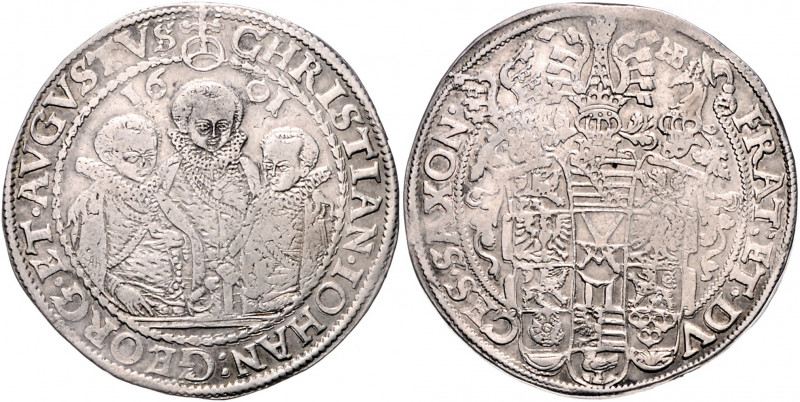 SACHSEN, Christian II., Joh.Georg I. und August (Vormundsch.), 1591-1601, Reichs...