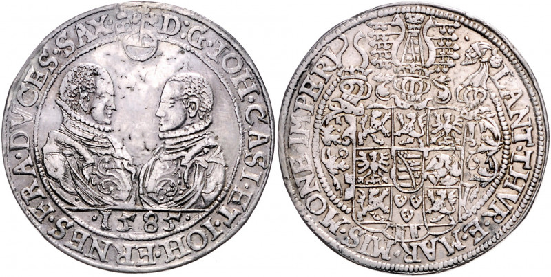 SACHSEN-COBURG-EISENACH, Johann Casimir und Johann Ernst, 1572-1633, Reichstaler...