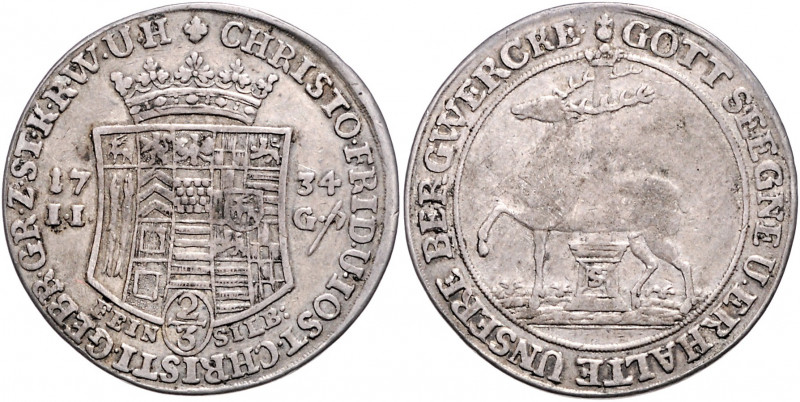 STOLBERG-STOLBERG, Christoph Friedrich und Jost Christian, 1704-1738, Ausbeutegu...