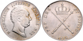 BAYERN, Maximilian I. Joseph, 1806-1825, Kronentaler 1815.
ss
AKS 44; T.44; Dav.552