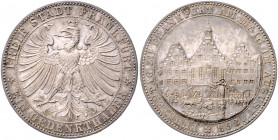FRANKFURT, Freie Stadt, 1815-1866, Vereinstaler 1863. Fürstentag.
vz-st
AKS 45; T.147; Dav.654