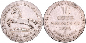 HANNOVER, Wilhelm IV., 1830-1837, 16 Gute Groschen 1834.
ss-vz
AKS 66; J.33